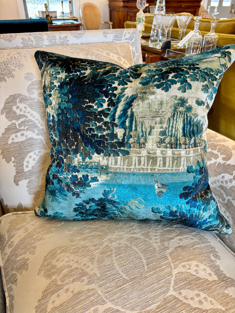 Paradise Lost Velvet Pillow