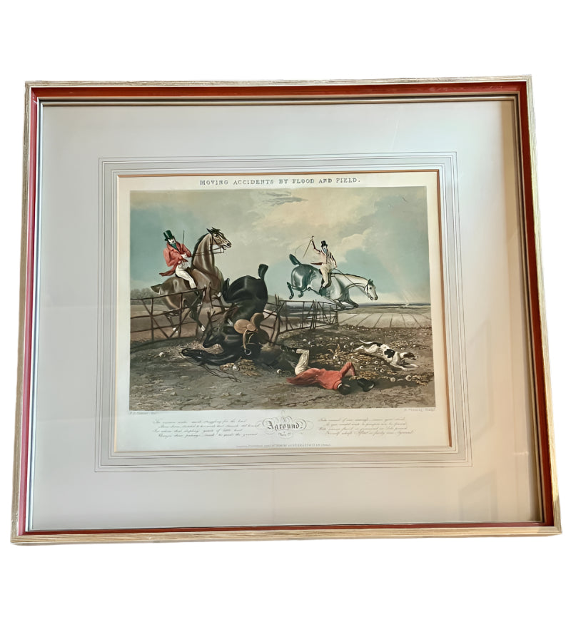 British Hand-Colored Engraving