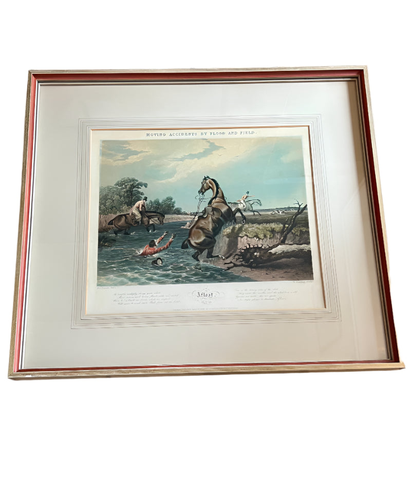 British Hand-Colored Engraving