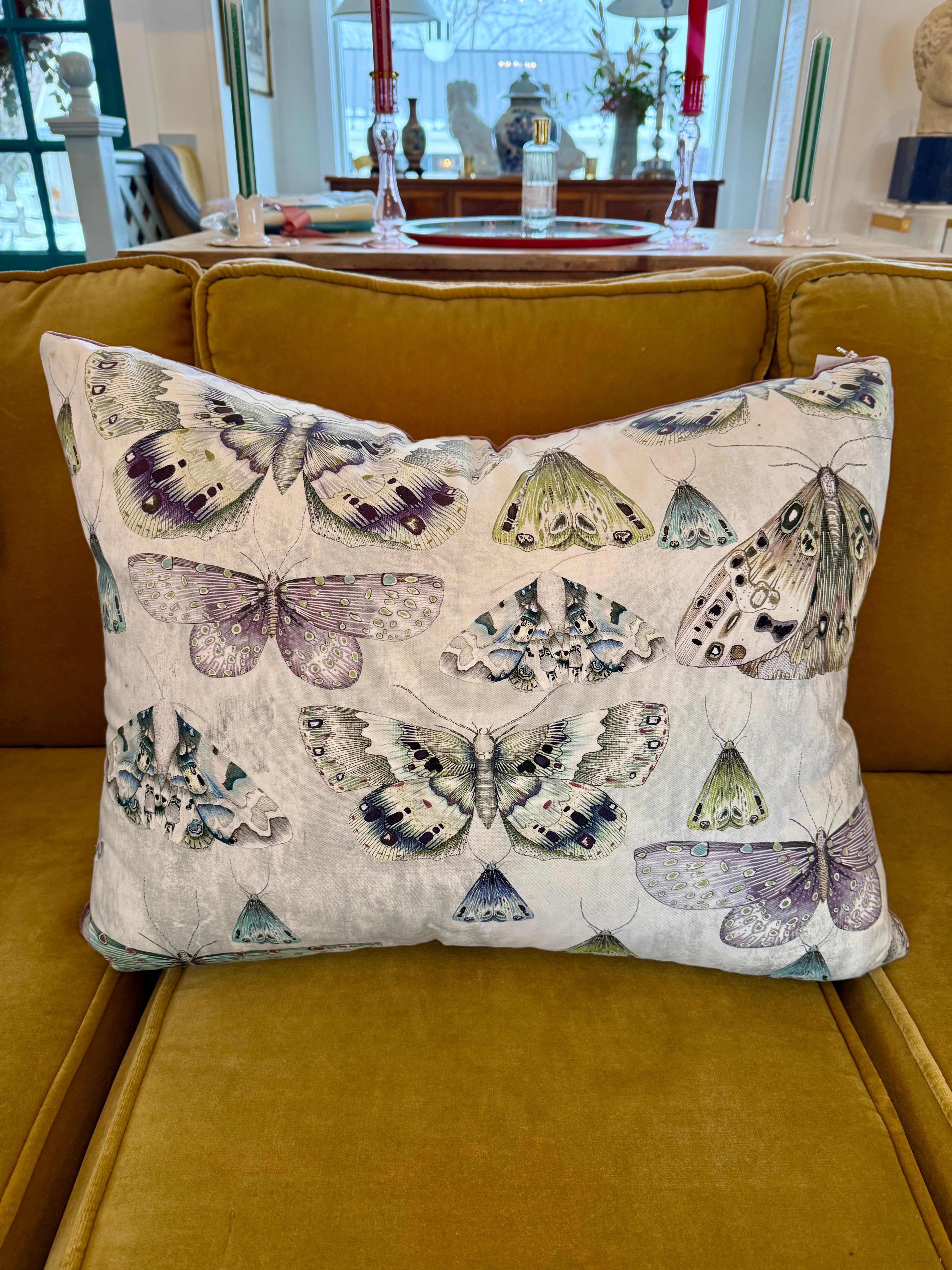 Designers Guild Fabric Large Butterfly Pillow