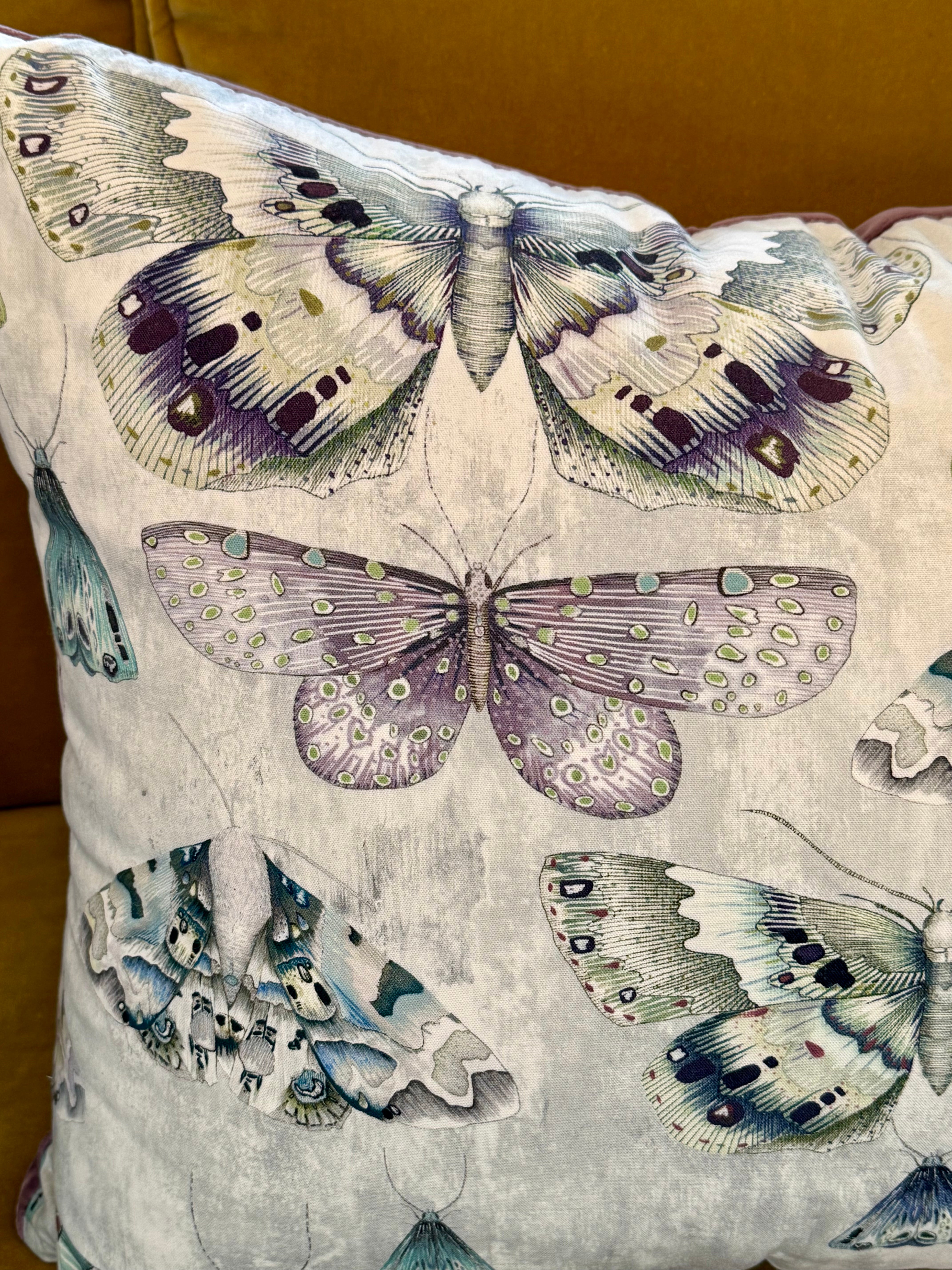 Designers Guild Fabric Large Butterfly Pillow