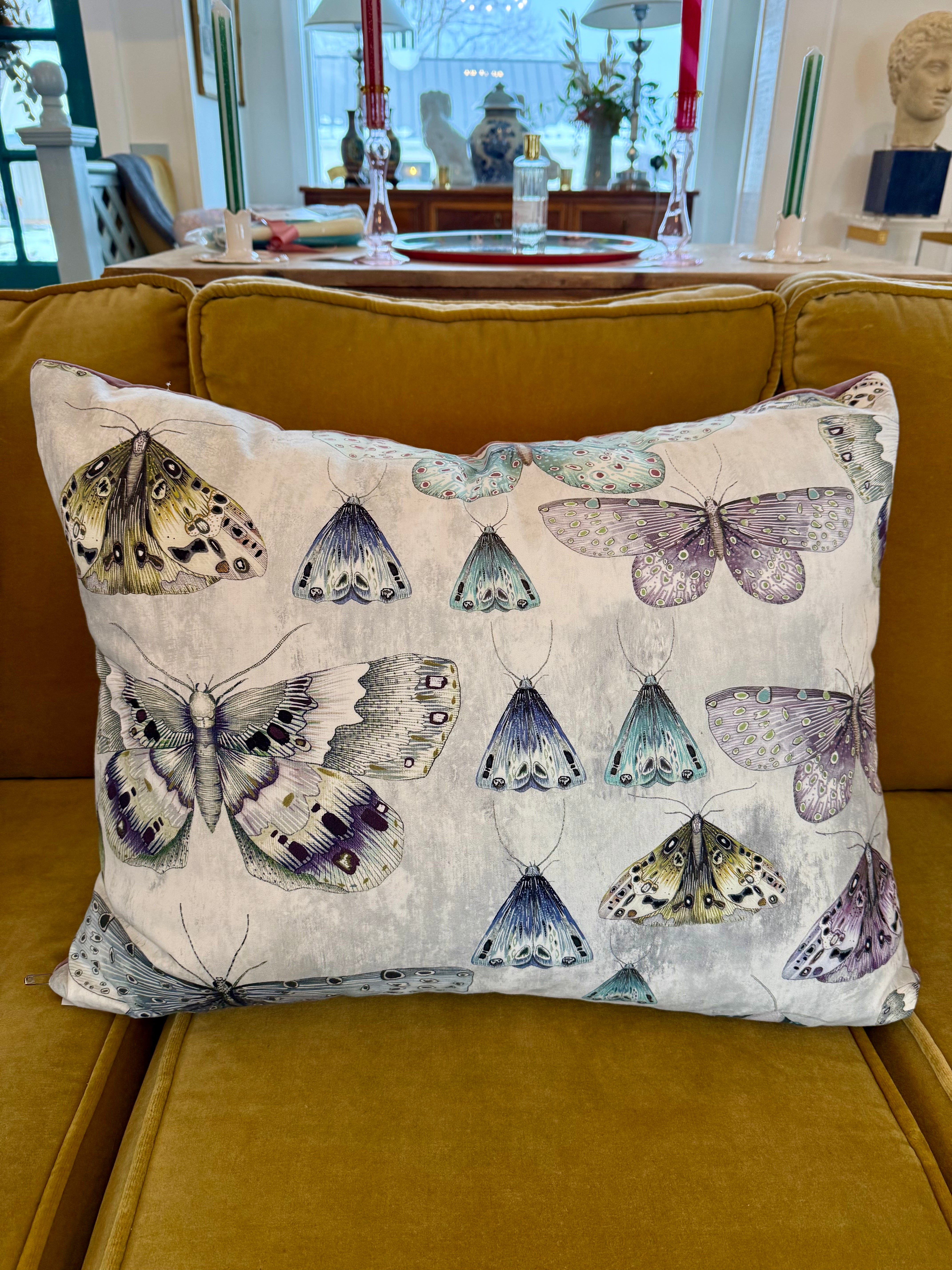 Designers Guild Fabric Large Butterfly Pillow