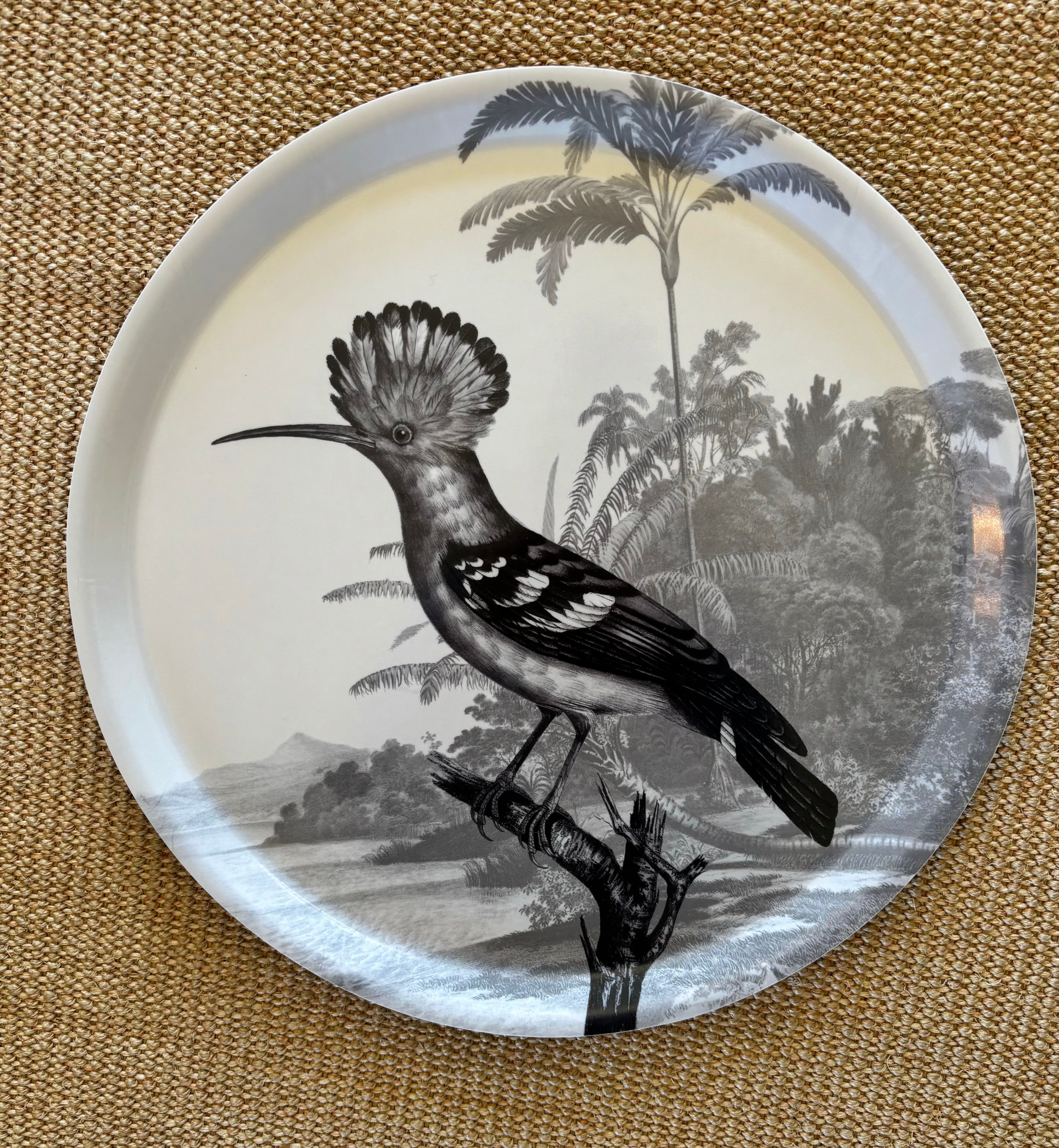 French Design by Paradisio Round Hoopoe Tray