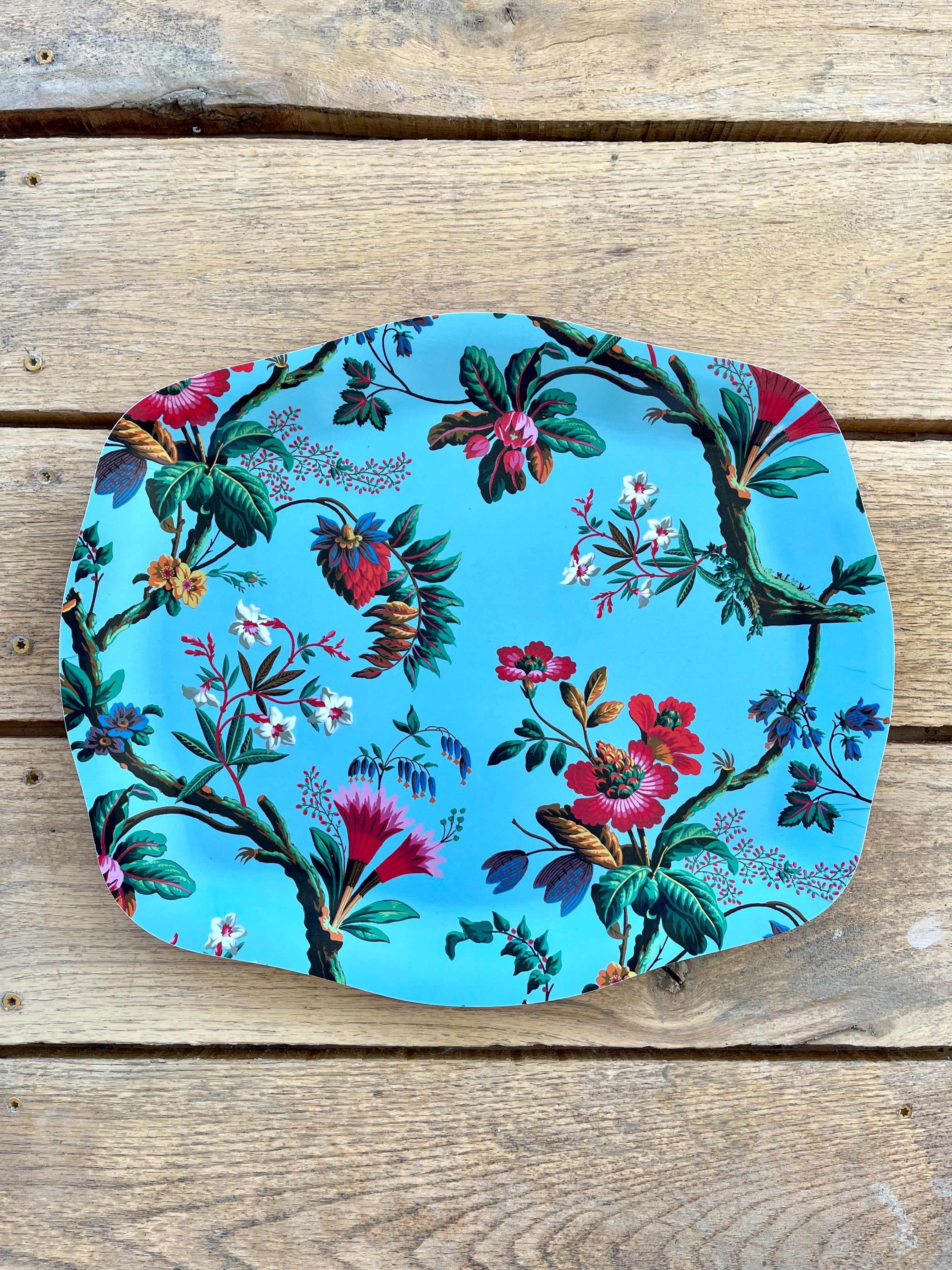 French Design Island Flowers Tray