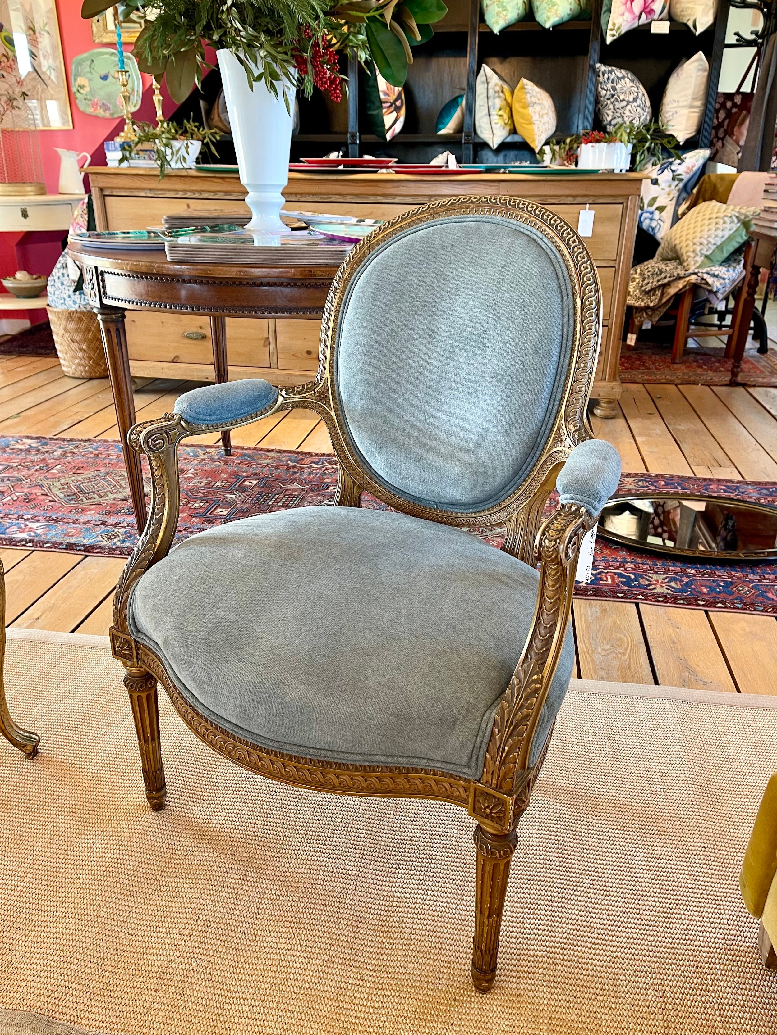 Pair of Antique French Chairs