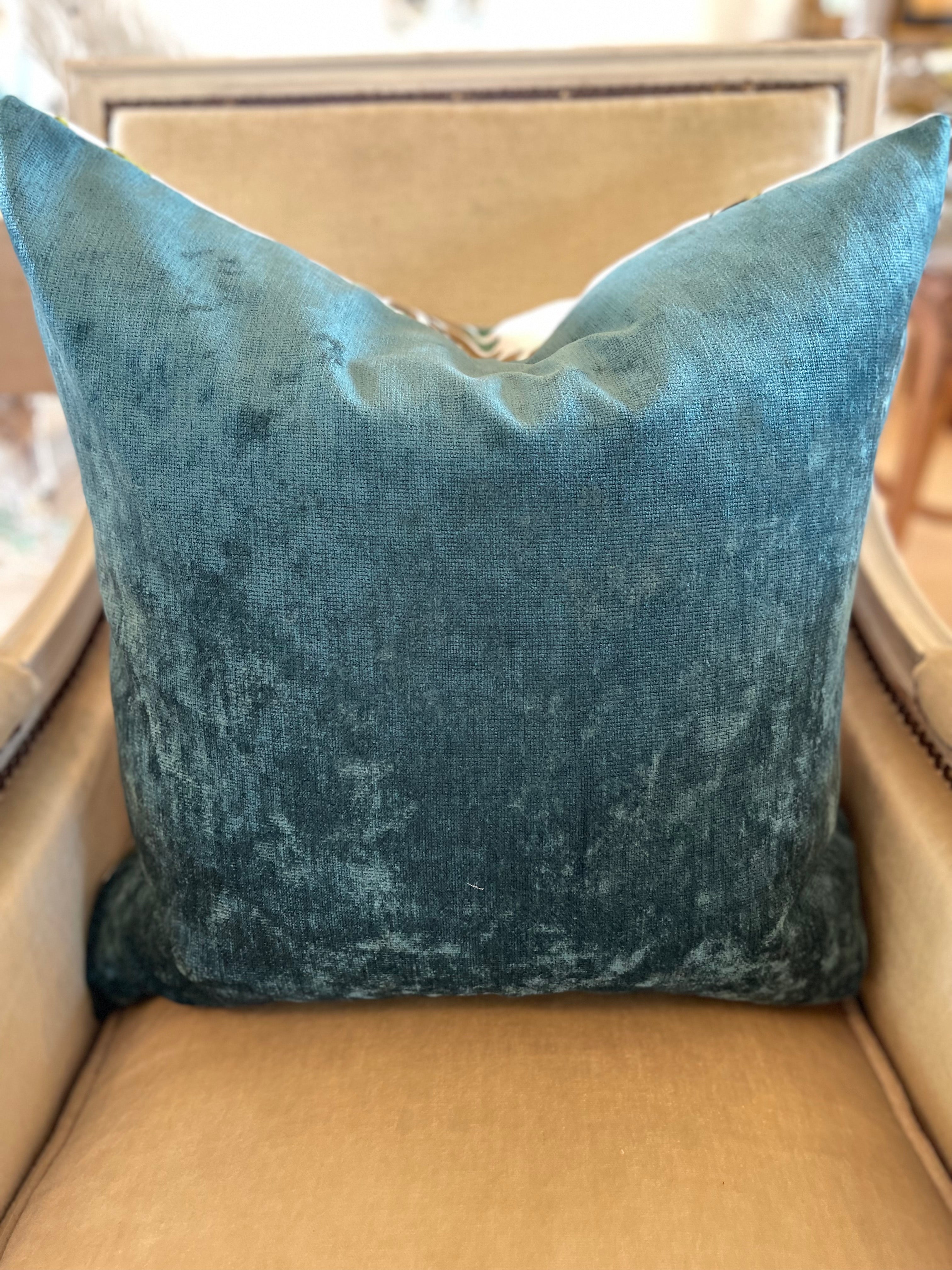 Custom Made Pillow with English Designer's Guild Fabrics