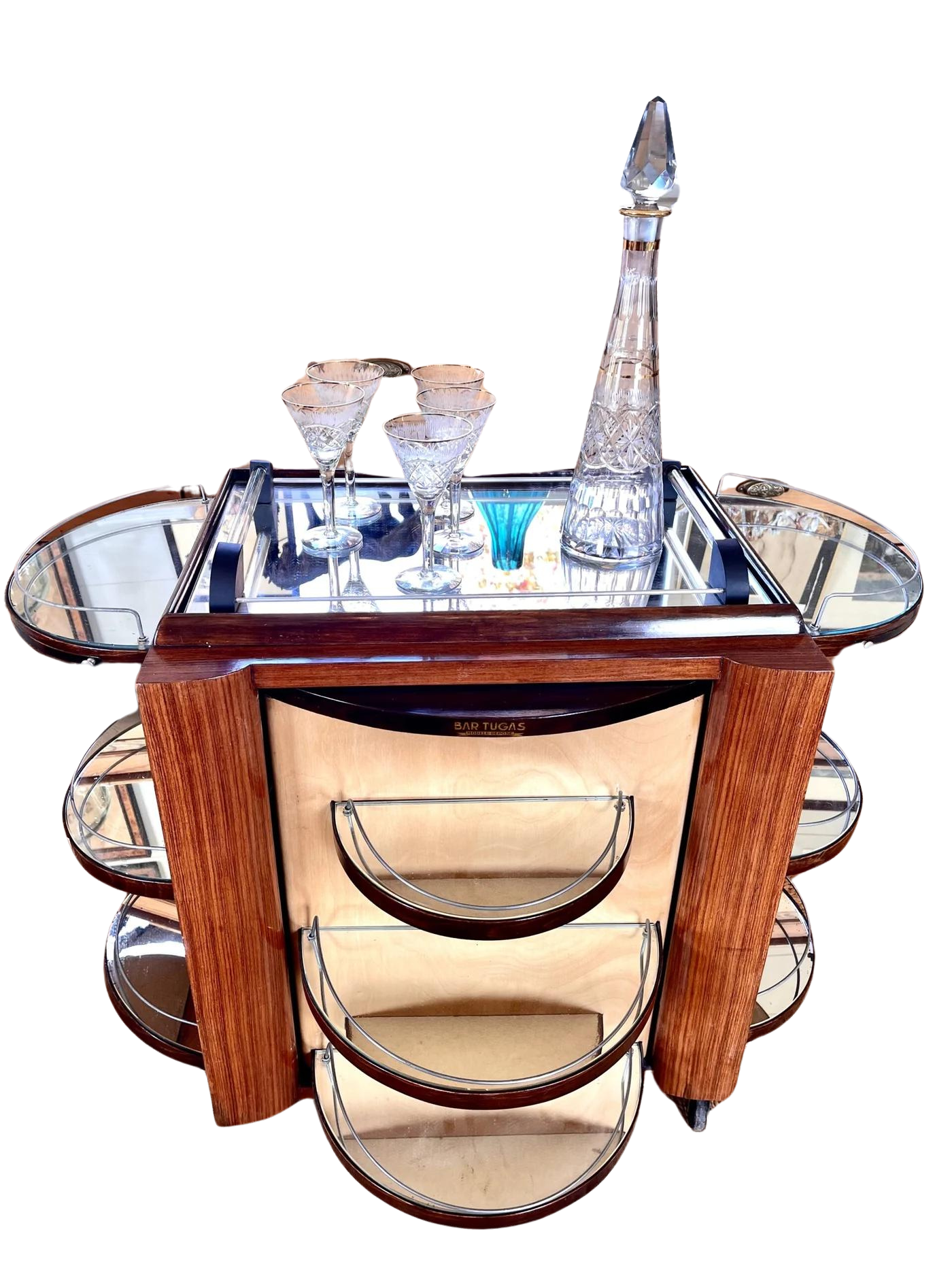 Art Deco Fabulous Spanish Bar Cart