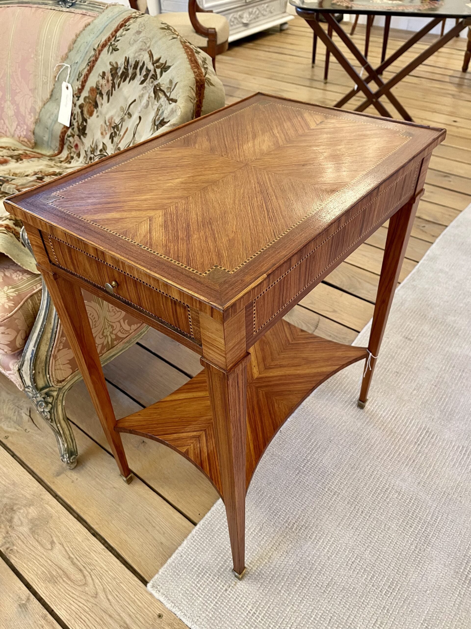 250FU Rectang Marquetry Table 1