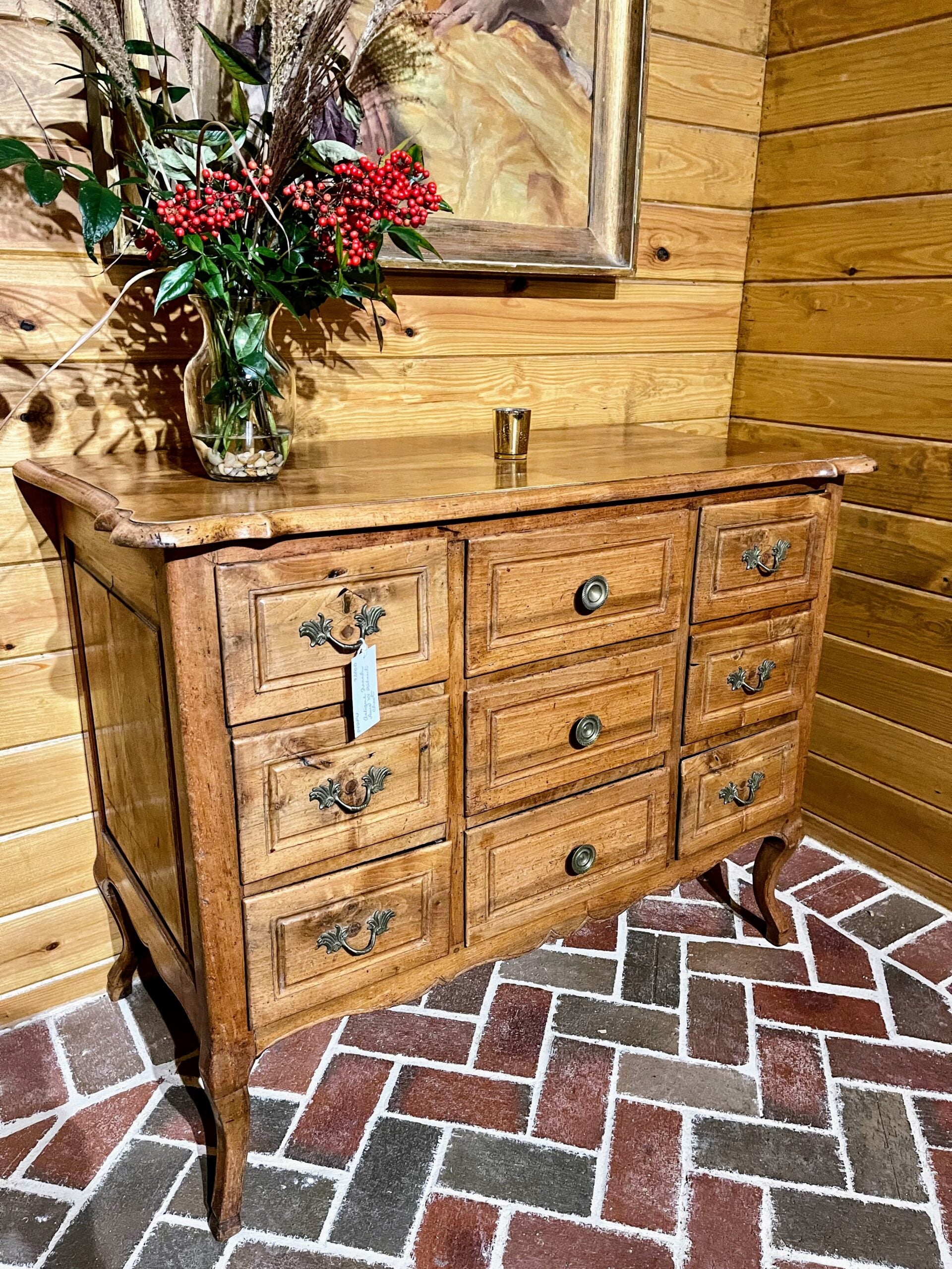 Antique French Louis XV Walnut Dresser