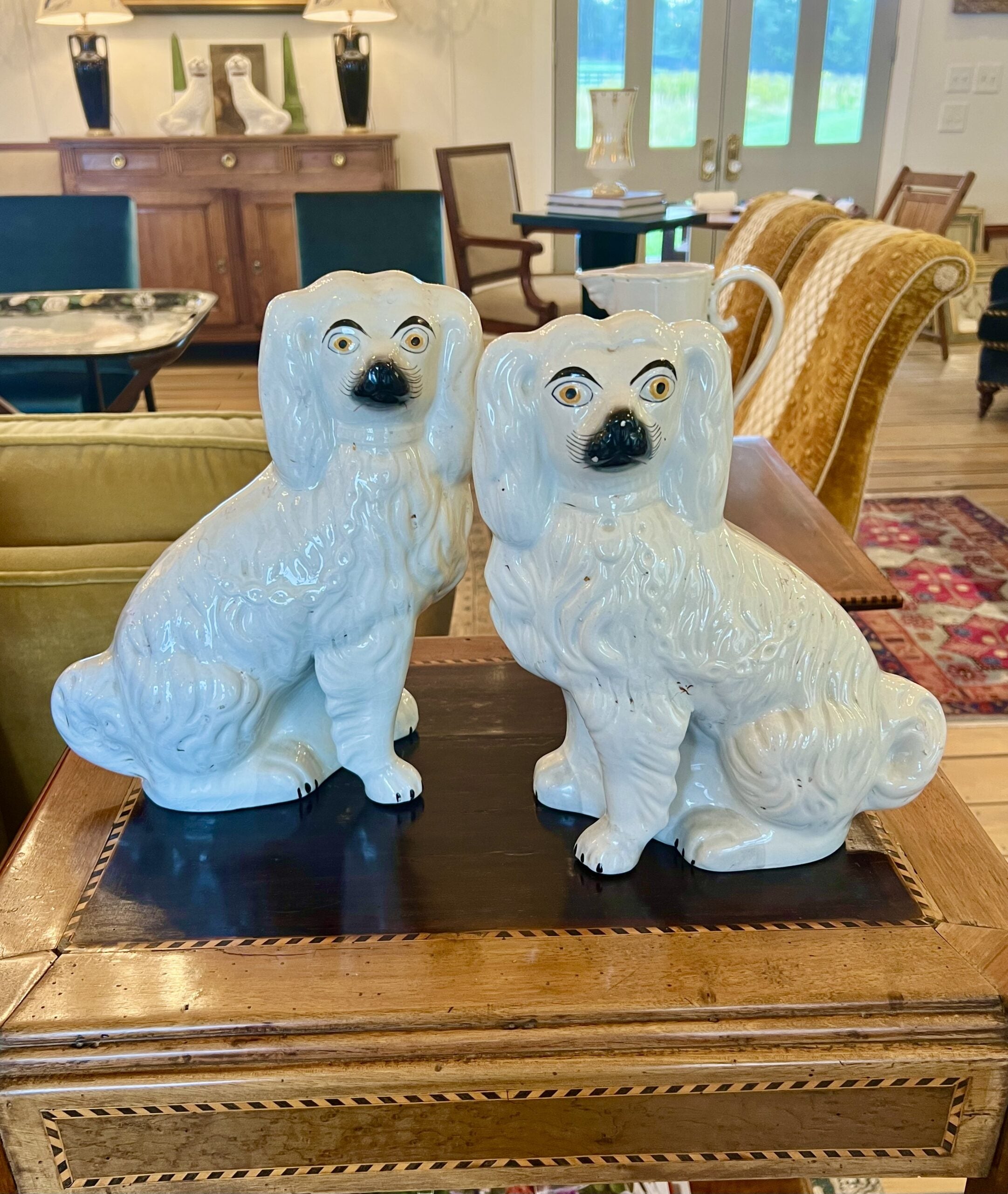 Antique Staffordshire sold Dogs